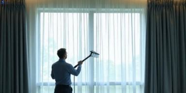 Commercial curtain steam cleaning service taylors-lakes-vic hotels offices