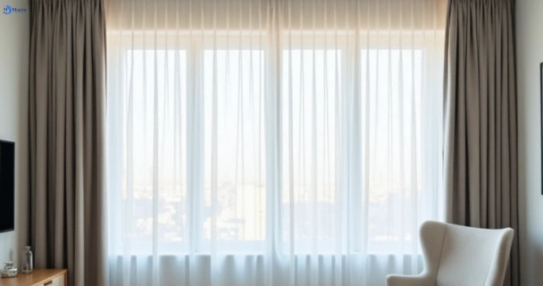 Freshly steam cleaned curtains in taylors-lakes-vic QLD